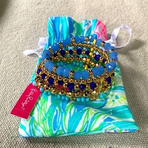 Lilly Pulitzer Stretch Bracelet new with tag bag included